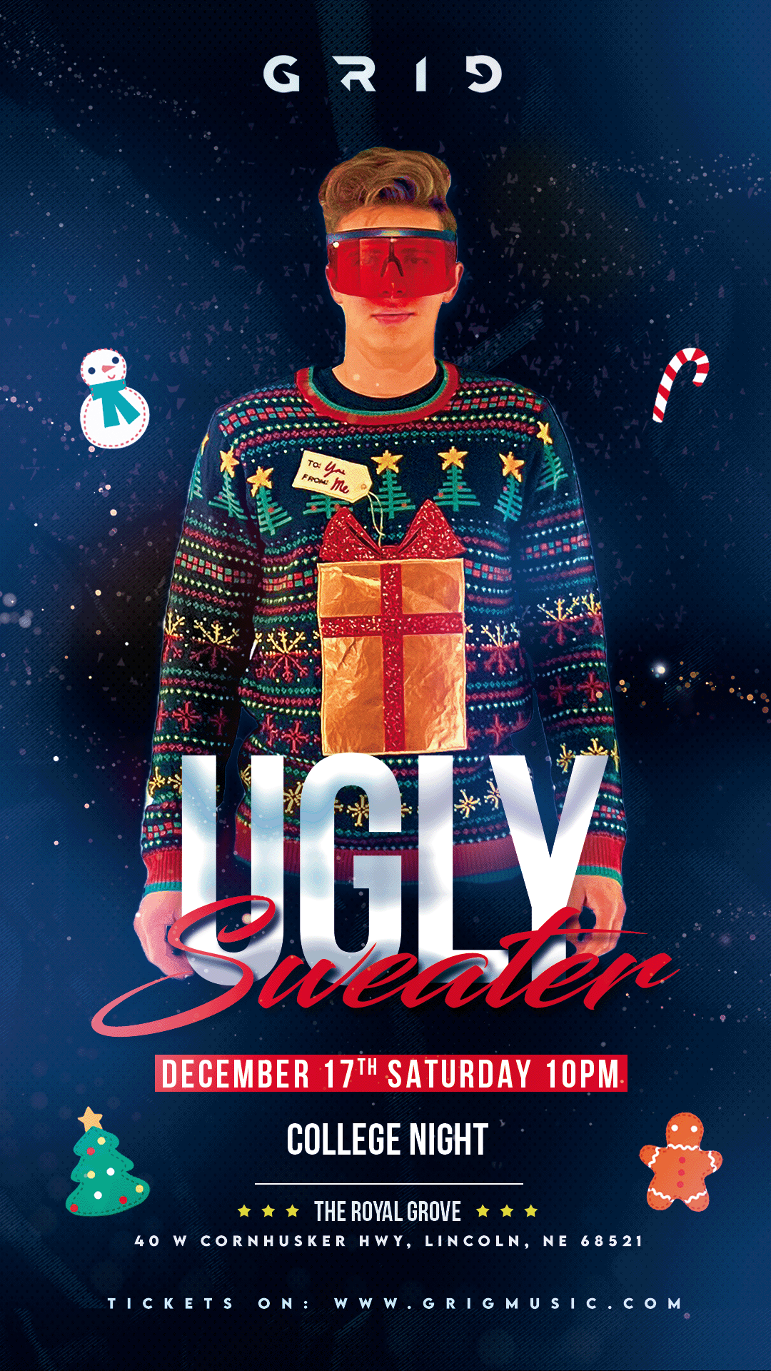 UGLY SWEATER THE ROYAL GROVE